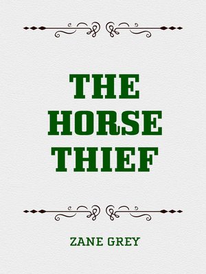 cover image of The Horse Thief